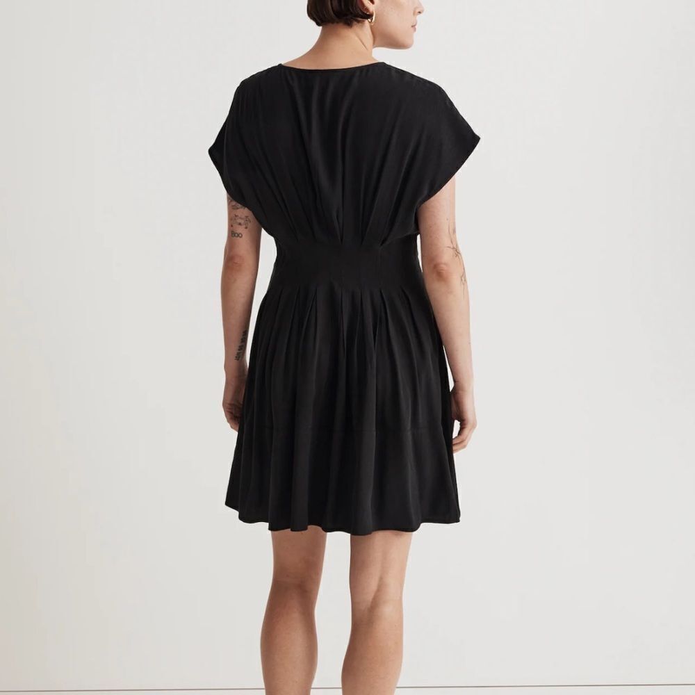 Madewell The Lucie Pleated Mini Dress - Picture 3 of 7